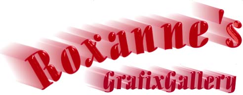 Roxannes web graphics, fonts and Phtoshoptips