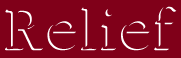 relief font