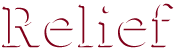 Relief font
