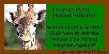 I support Ryan!  I adopted a giraffe!