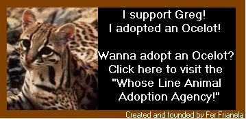 I support Greg!  I adopted an ocelot!