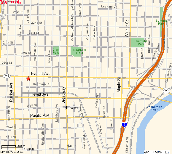 placeholder for office until actual map downloaded.  Actual location is 1 block east of this map