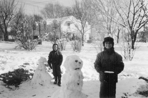 first snowman
