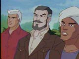Race, Benton and Hadji all looking up.