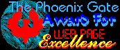 The Phonix Gate Award for Web Page Excellence
