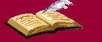 scroll and feather pen