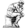 The Thinker by Rodin