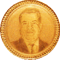 Moneda de oro. 18 K. Señor.