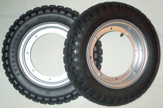 CT-70 wheels after restoration.