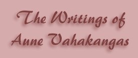 The Writings of Aune Vahakangas