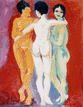 Three Graces, oil on canvas. 24*30