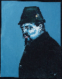 Blue Monk, oil on canvas. 38*48