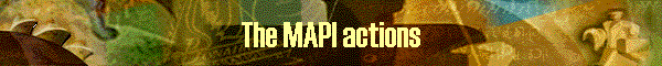 The MAPI actions