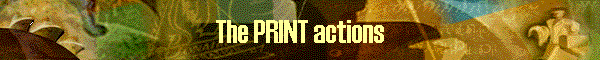 The PRINT actions