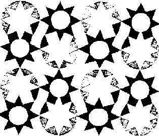 Tiled star design