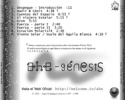 Contraportada de AHE - gnesis