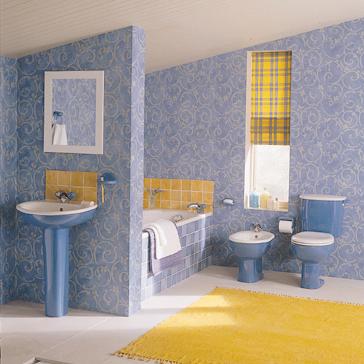 the bathroom