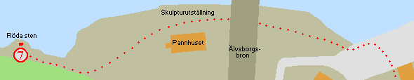 Karta över Rödasten