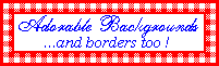 Adorable Backgrounds & Borders Too