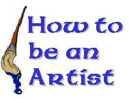 how to be an artist word art
