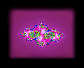 A barely disconnected julia set.