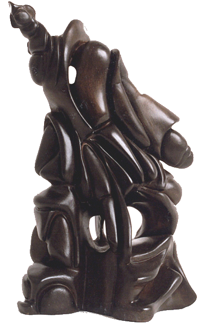 Vuoto insondabile - terracotta con patina bronzea, cm.28x17x18, A.1999