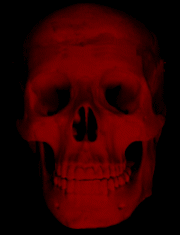 Just a big red skull