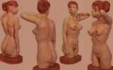 #20 Krissy as Aphrodite, 1:3, acrylic on plaster