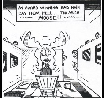 Too much moose Big Hair!