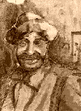 Reproduction of "Jazzy Man" from Book