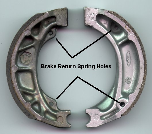 CT-70 Brake Shoes - Two Styles
