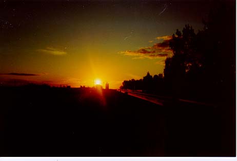 One of the countless number of beautiful sunsets that we've seen.