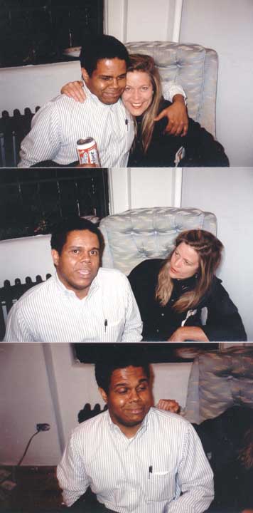 Photo of Lester at Tribes w/Star Black, Poet