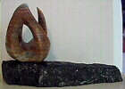 Alabaster and Soapstone Stone Sculpture