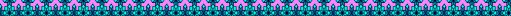Lovely Arabesque Bar of Amythest and Turquoise