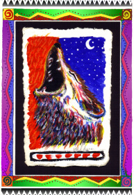 Coyote Howling After Shooting Star