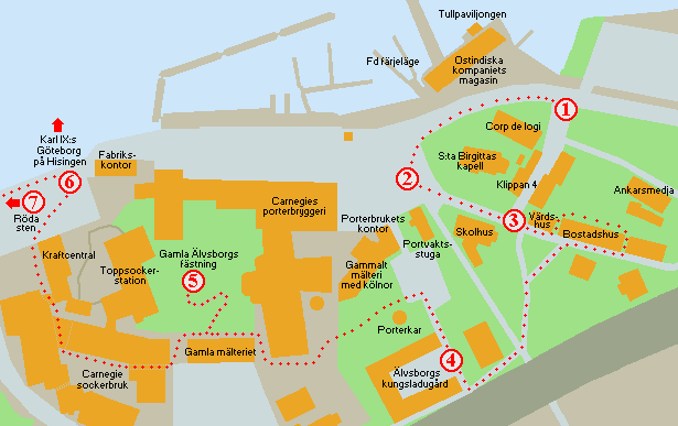 Karta �ver Klippans kulturreservat