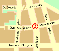 Karta �ver Djupedalsb�cken