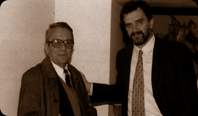 Pavle Djonovic (lijevo) i Miodrag Latkovic - Cetinje `97.