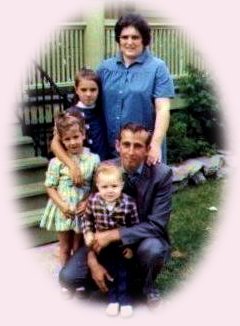 The Tyra Family with Kimmy on the way. 1971