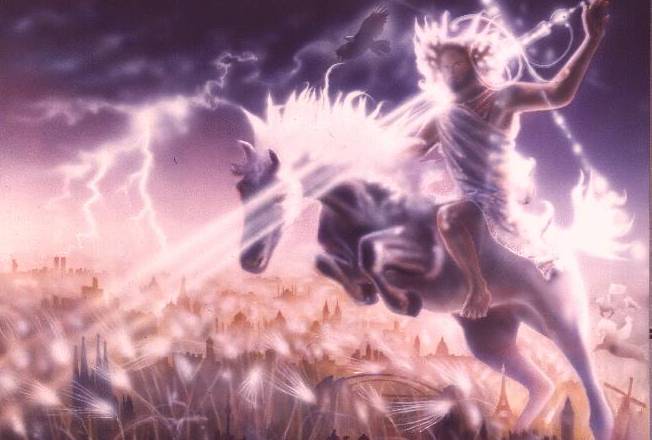 JESUS ON HORSE