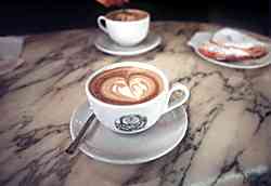 cappacino with a heart swirl