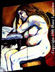 PMS, oil painting  1988 Diane L. Keister. All Rights Reserved.