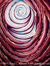 EcstasyIII, Acrylic painting,1990 Diane L. Keister. All Rights Reserved. JPG