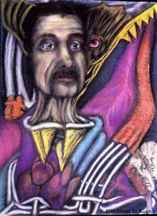 Macho Man,pastel on paper 1988 Diane L. Keister. All Rights Reserved.