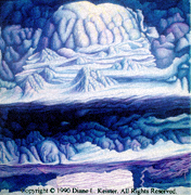 Thunderhead,acrylic on canvas1990 Diane L. Keister. All Rights Reserved.
