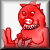 red ted freak gif
