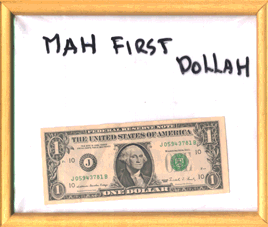My first dollar