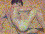 Study of form, male nude
