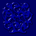 Dark Blue Medieval Background
